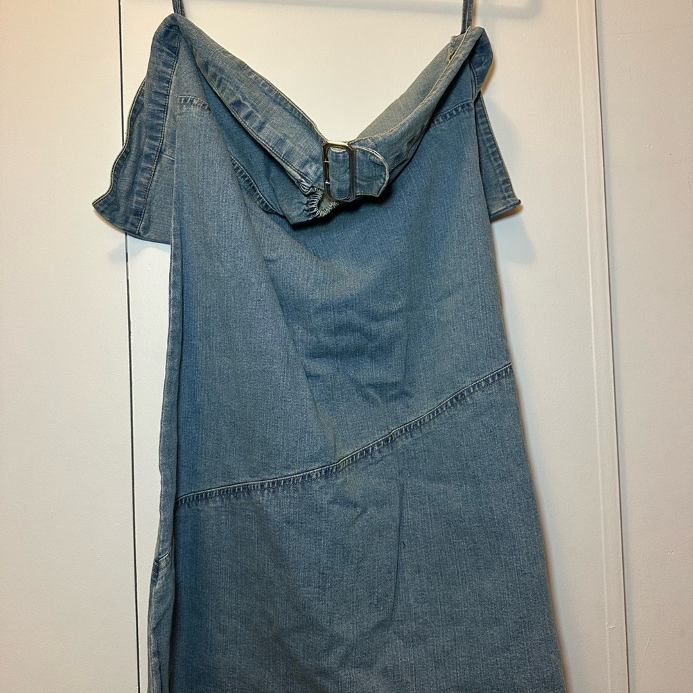 Women's Blue Denim mini dress